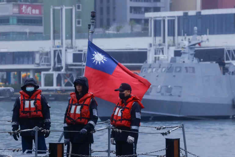 Taiwan commissions 2 new navy ships as safeguards against rising threat from China