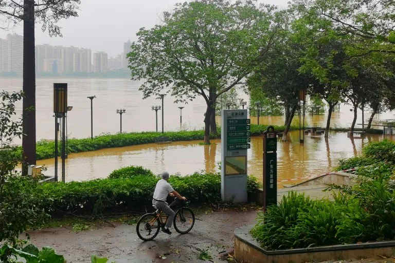 Eleven missing, tens of thousands evacuated as storms strike south China 